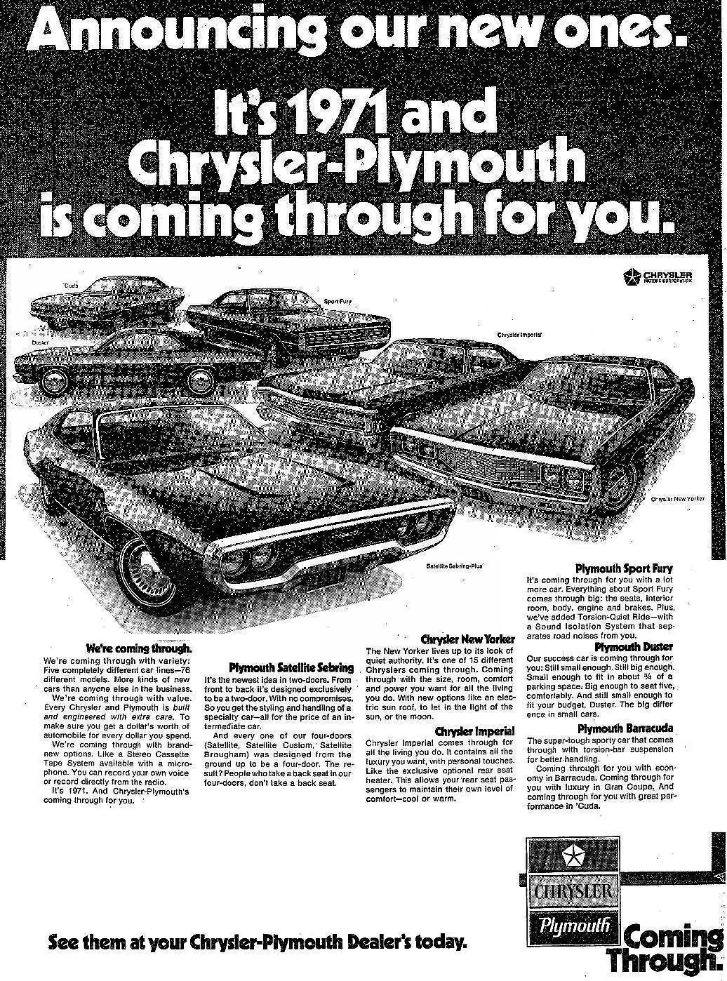 1971 Chrysler Corporation